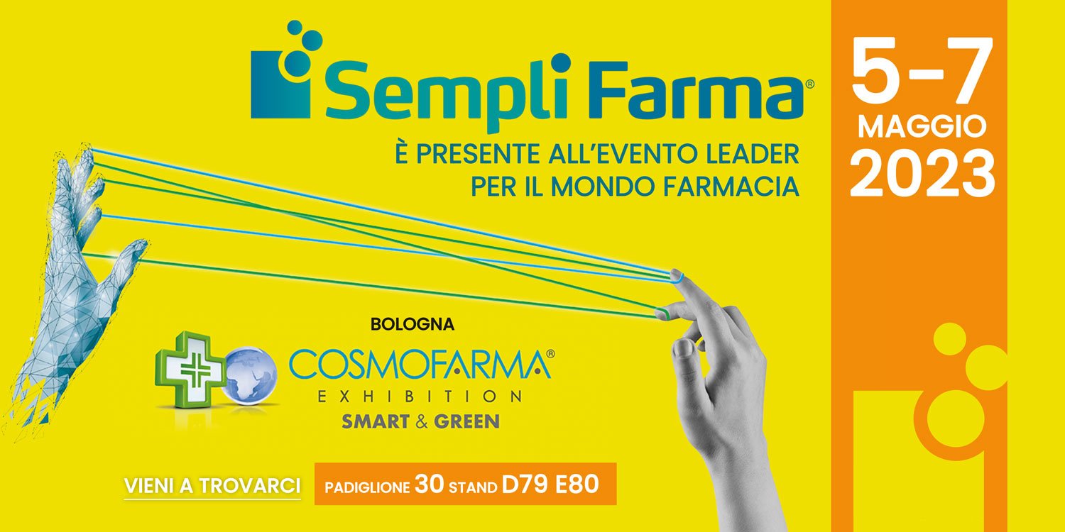 Al momento stai visualizzando SempliFarma® a Cosmofarma Exhibition 2023 per creare con le farmacie una rete di supporto all’aderenza terapeutica